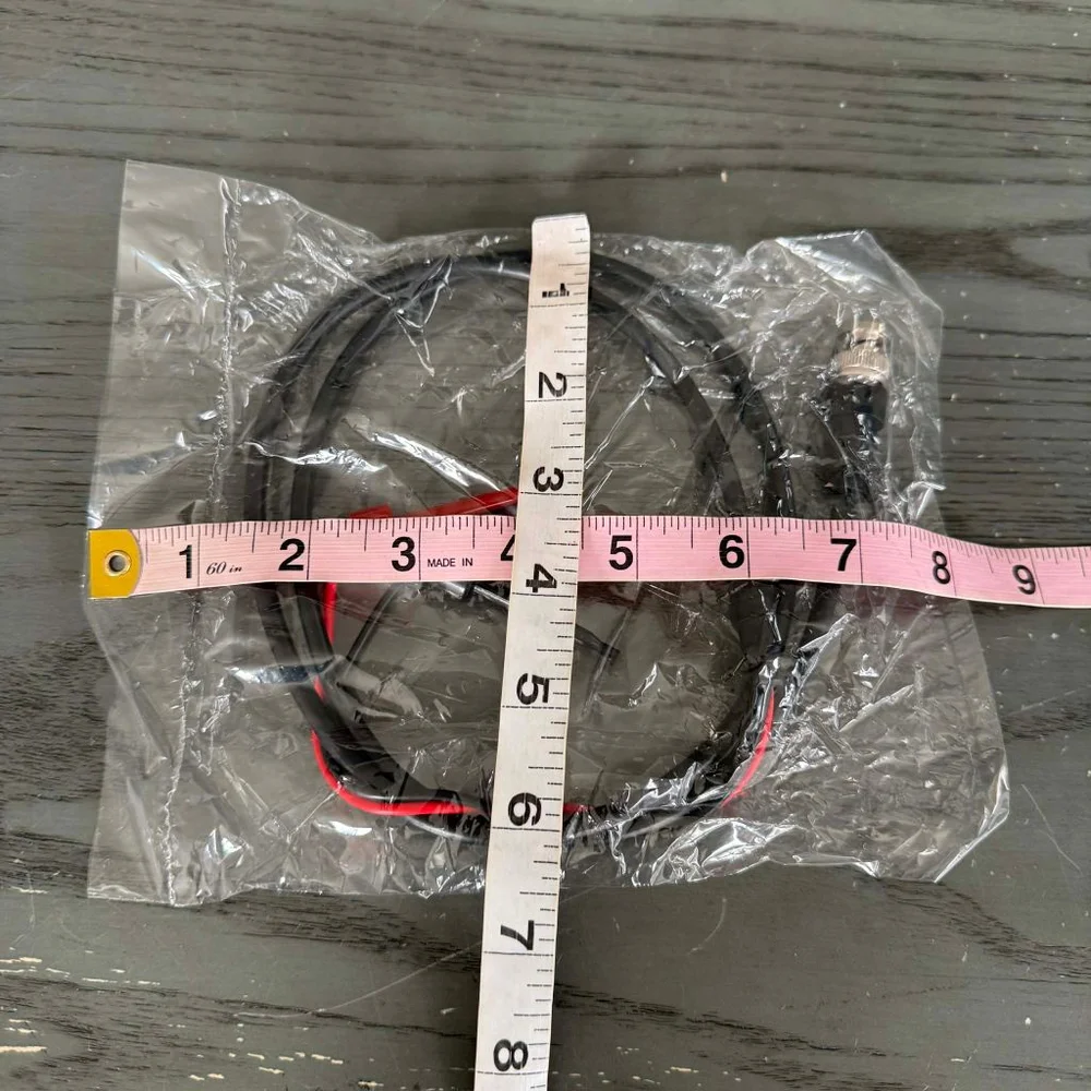 Sealed/Untested BNC Male Plug Alligator Clip Test Cable One Size